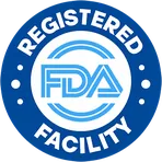 FDA registered facility badge